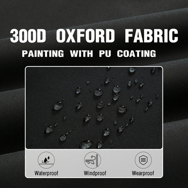 ProtectX High Visibility Black Waterproof Rain Coat for Men, Reflective One-piece Rain Jacket, Long Rain Suit, Hi Vis Safety Gear