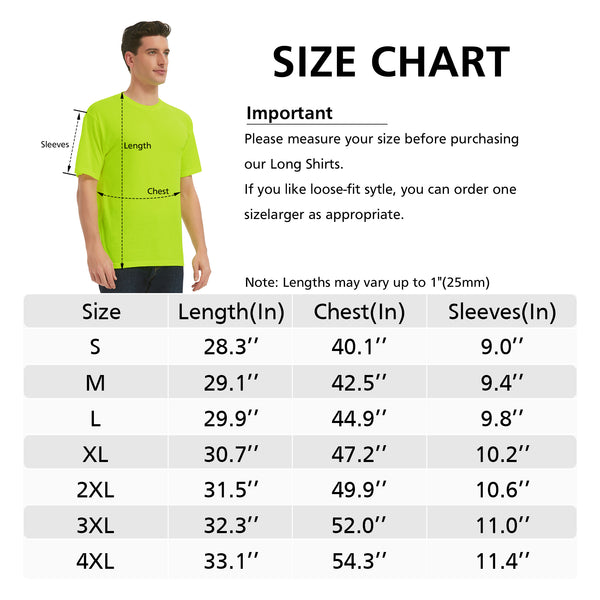 ProtectX 2-Pack High Visibility Shirts Neon Green Light Weight Short Sleeve Reflective Hi Vis Safety Shirts for Men and Women Construction Shirts