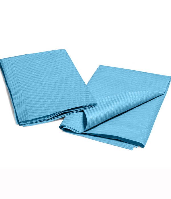 Disposable Dental Bibs Napkin 50Pcs Blue - AZAC Group