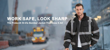 Work Safe, Look Sharp — The ProtectX Hi-Vis Bomber Jacket That Does It All