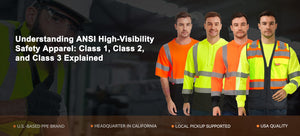 Understanding ANSI High-Visibility Safety Apparel: Class 1, Class 2, and Class 3 Explained