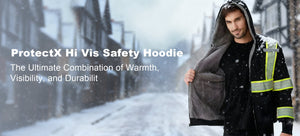 ProtectX Hi Vis Safety Hoodie: The Ultimate Combination of Warmth, Visibility, and Durability