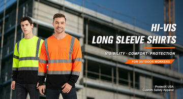 Why Hi-Vis Long Sleeve Shirts Are Essential for Outdoor Workers