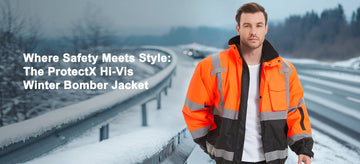 Where Safety Meets Style: The ProtectX Hi-Vis Winter Bomber Jacket