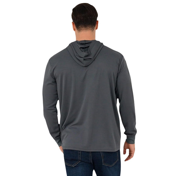 ProtectX 2-Pack Dark Gray Lightweight Long Sleeve Hoodies UPF 50+ Sun Protection Shirts For Men