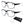 ProtectX Panda Safety Reading Glasses Anti-Fog Scratch Resistant Lenses Protective +1.0/1.5/2.0/2.5/3.0 Diopter Reading Glasses ANSI Z87.1-