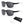 ProtectX Classic Panda Safety Grey Glasses Anti-Fog Scratch Resistant Lenses Protective Reading Glasses ANSI Z87.1