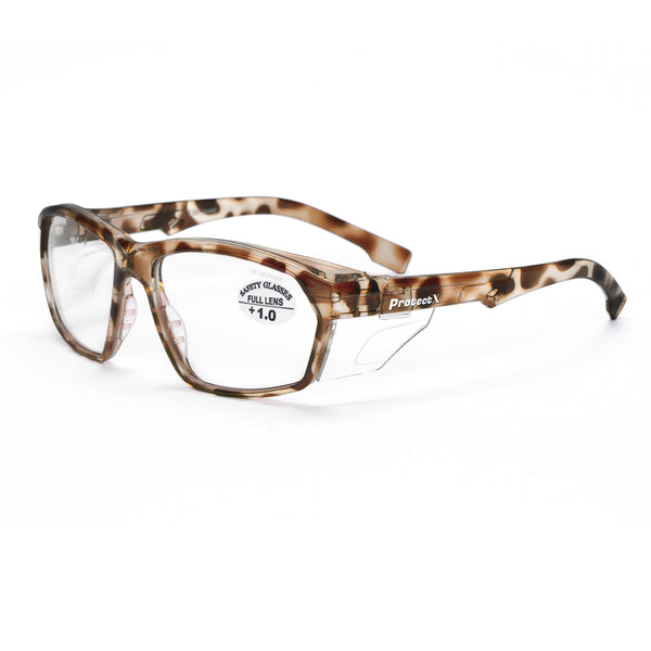 ProtectX Heritage Pop Collection Safety Glasses Anti-Fog Scratch Resistant Lenses Protective +1.0/1.5/2.0/2.5/3.0 Diopter Reading Glasses ANSI Z87.1-【Macaron Series】