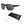 ProtectX Classic Panda Safety Grey Glasses Anti-Fog Scratch Resistant Lenses Protective Reading Glasses ANSI Z87.1