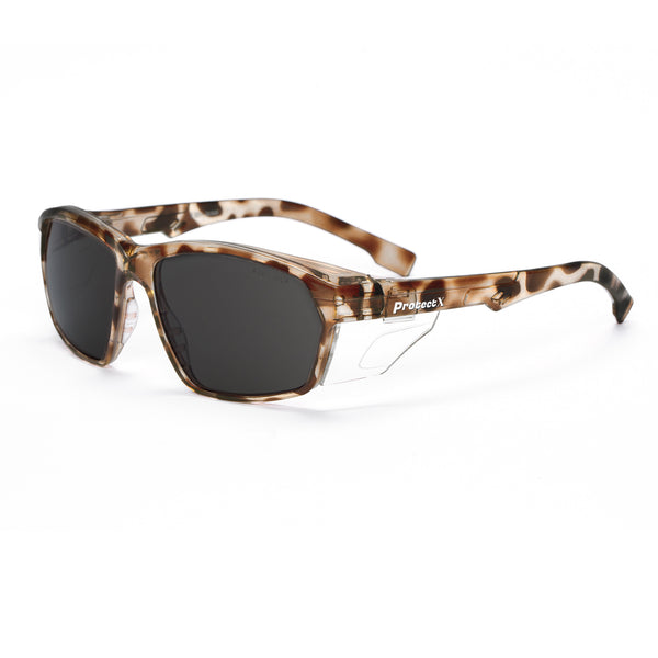 ProtectX【Heritage Pop Collection】 Classic Safety Grey Glasses Anti-Fog Scratch Resistant Lenses Protective ANSI Z87.1