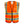 ProtectX 9 Pockets Orange Safety Vest for Men Women High Visibility Reflective Vest for Construction Work Class 2