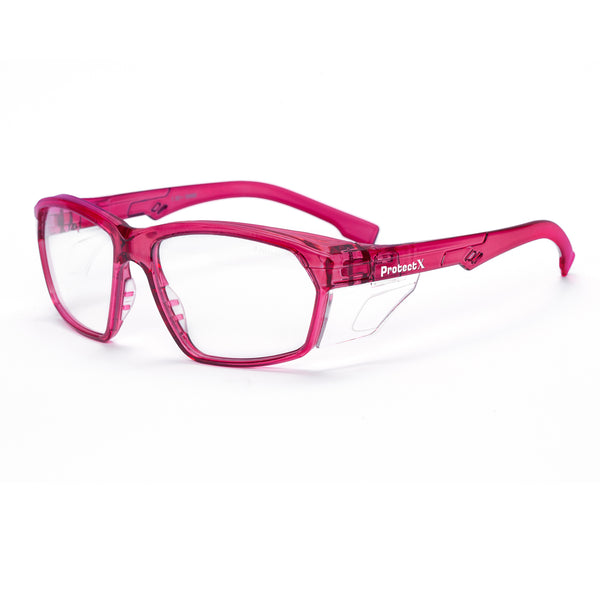 ProtectX【Heritage Pop Series】 Classic Safety Clear Glasses Anti-Fog Scratch Resistant Lenses Protective ANSI Z87.1