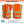 ProtectX 9 Pockets Orange Safety Vest for Men Women High Visibility Reflective Vest for Construction Work Class 2