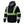 ProtectX Hi Vis Black Safety Hoodie for Men Women Fleece Lined High Visibility Sweatshirt Reflective Jacket