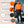 ProtectX Neon Orange High Visibility Winter Safety Jacket for Men, Reflective Insulated Work Long Coat