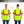 ProtectX Neon Green Hi Vis Short Sleeve Safety Shirts, Reflective Breathable Construction Apparel, Men Women Work Shirt, Class 2