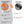 ProtectX Orange 2-pack High Vis Safety Shirts for Men, Long Sleeve Reflective Shirts, Class 3 Construction Shirts for Men Women