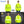 ProtectX Neon Green 2-pack High Vis Safety Shirts for Men, Long Sleeve Reflective Shirts, Class 3 Construction Shirts for Men Women