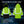 ProtectX Neon Green High Visibility Winter Safety Jacket for Men, Reflective Insulated Work Long Coat