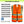 ProtectX 9 Pockets Orange Safety Vest for Men Women High Visibility Reflective Vest for Construction Work Class 2