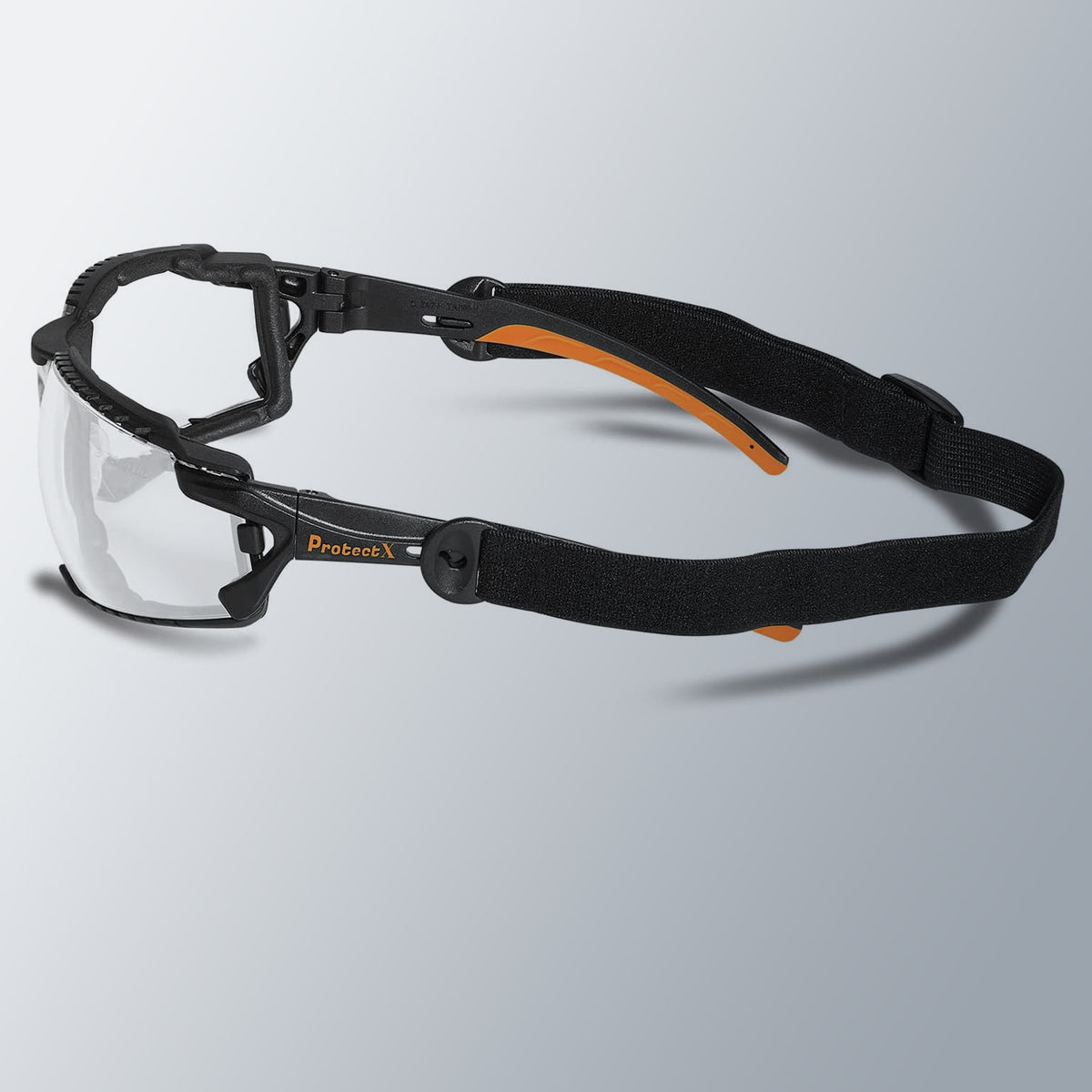 ProtectX Expedition Clear Safety Glasses Anti-Fog Scratch Resistant Le