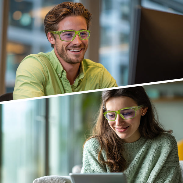 ProtectX  Heritage Pop Collection  Blue Light Blocking Safety Glasses Anti-Glare Scratch Resistant Anti Fog Polycarbonate Lenses ANSI Z87.1 Rated with UV Protection