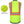 ProtectX Safety Vest Neon Green Class 2 Hi-Visibility Vest All Solid Fabric with 6 Pockets, ANSI/ISEA Certified