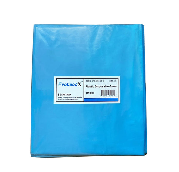 ProtectX AAMI Level 4 Disposable Protective Gown with FDA 510(k) Clearance 40 GSM Blue