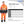 ProtectX Class 3 High Visibility Rain Suit for Men Waterproof, Hi Vis Reflective Safety Rain Jacket Pant Set Rain Coat - Orange