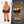 ProtectX Class 3 High Visibility Rain Suit for Men Waterproof, Hi Vis Reflective Safety Rain Jacket Pant Set Rain Coat - Orange