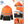 ProtectX Class 3 High Visibility Rain Suit for Men Waterproof, Hi Vis Reflective Safety Rain Jacket Pant Set Rain Coat - Orange