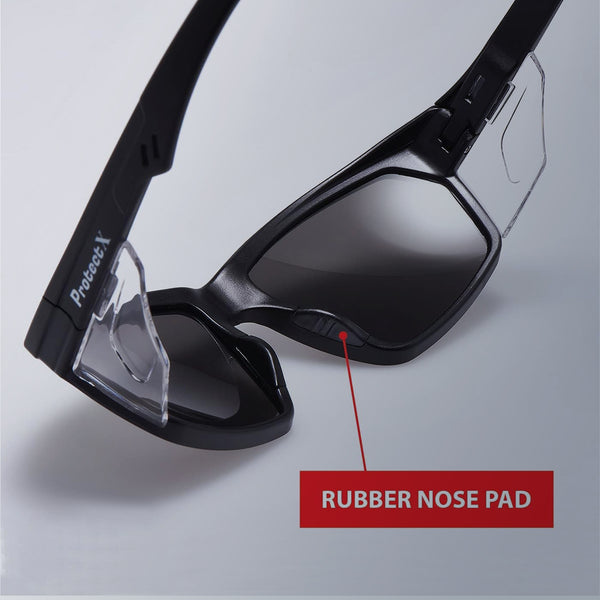 ProtectX Classic Safety Glasses, Anti-Fog Scratch Resistant Lenses, Protective Eyewear for Work, Indoor/Outdoor, ANSI Z87.1