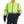 ProtectX Green Zippered High Visibility Winter/Fall Hoodie Safety Reflective Sweatshirt For Men and Women with Large Pockets