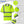 ProtectX High Visibility T-Shirt Neon Green 2-Pack Short Sleeve Reflective Safety Polo Shirt Type R Class 2