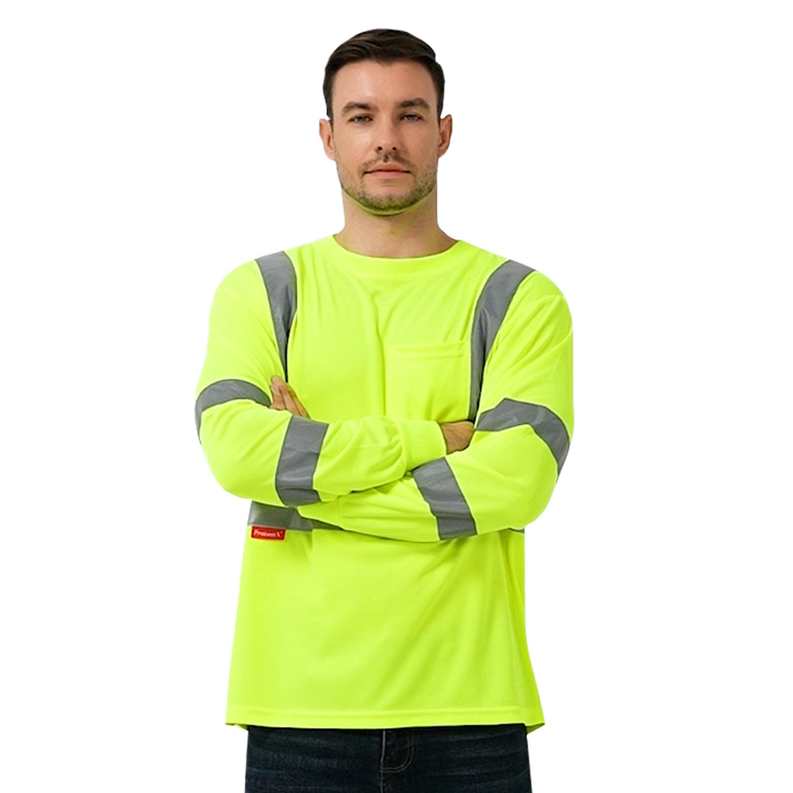 Hi Vis Hoodie For Men - 3 Pack Reflective Safety Shirts For Construction & Outdoor Work