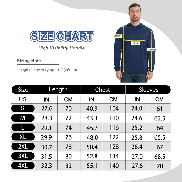 ProtectX Navy Blue 2-Pack Sun Protection Hoodies UPF 50+ Quick Dry Long Sleeve Athletic Shirts