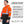 ProtectX Orange Pullover High Visibility Hoodie Safety Reflective Sweatshirt with Large Pockets Class 3