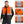 ProtectX Orange Winter Safety Vest Insulated High Visibility Construction Vest With Pockets