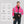 ProtectX Pink Zippered High Visibility Winter/Fall Hoodie Safety Reflective Sweatshirt For Men and Women with Large Pockets