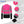 ProtectX 3-Pack Pink Reflective High Visibility Safety Shirt Long Sleeve Safety T-Shirt