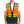 ProtectX Safety Vest Neon Orange Class 2 Hi-Visibility Vest All Solid Fabric with 6 Pockets, ANSI/ISEA Certified