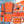 ProtectX 3 Pack High Elasticity Men's High Visibility Shirts Orange Reflective Safety T-Shirts for Construction, Type R Class 3