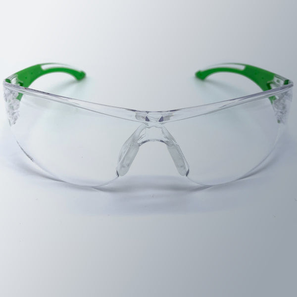 ProtectX Roxy Clear Safety Glasses with Anti-Fog Scratch Resistant Lenses Non-Slip Grips ANSI Z87.1
