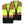 ProtectX Safety Vest ANSI Neon Green Class 2 Hi-Visibility Vest All Solid Fabric with 6 Pockets, ANSI/ISEA Certified