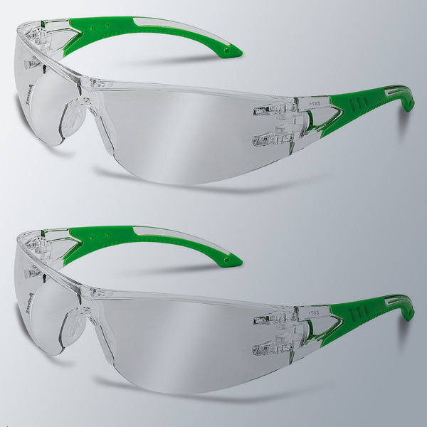 ProtectX Roxy Indoor/Outdoor 2 Pk Safety Glasses Anti-Fog Scratch Resistant Lenses ANSI Z817.