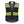 ProtectX Safety Vest Black Hi-Visibility Vest Solid Front Mesh Back with 6 Pockets