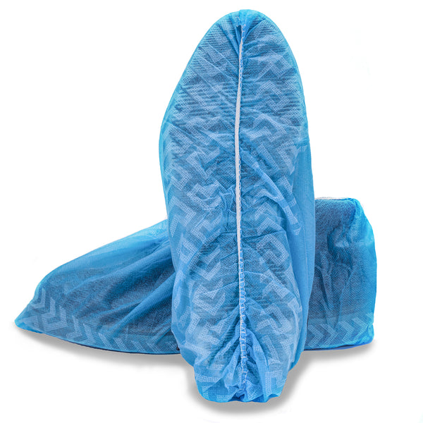 ProtectX Blue Disposable Shoe Covers 100-pack(50 pairs) Non-Woven Polypropylene Fabric