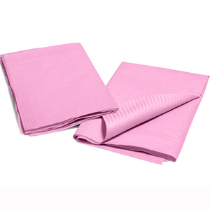 Disposable Dental Bibs Napkin 50Pcs Pink - AZAC Group