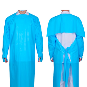 FDA 510(k), AAMI Level 3, Protective Gown - 25 GSM Blue - AZAC Group