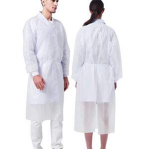 Disposable Breathable Polypropylene Isolation Gown White - AZAC Group